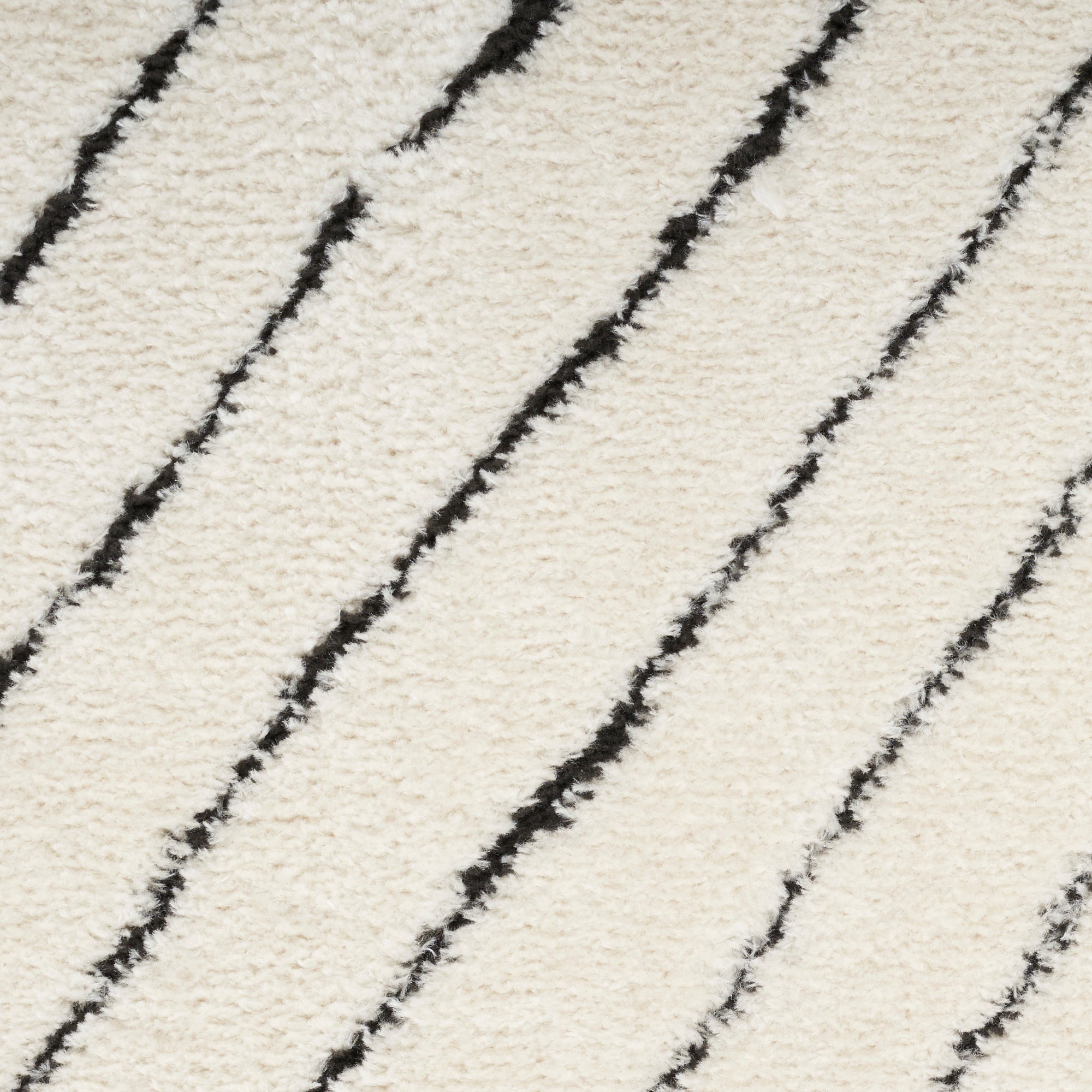 Nourison Modern Comfort MNC01 Ivory/Black Large Rectangle Rug